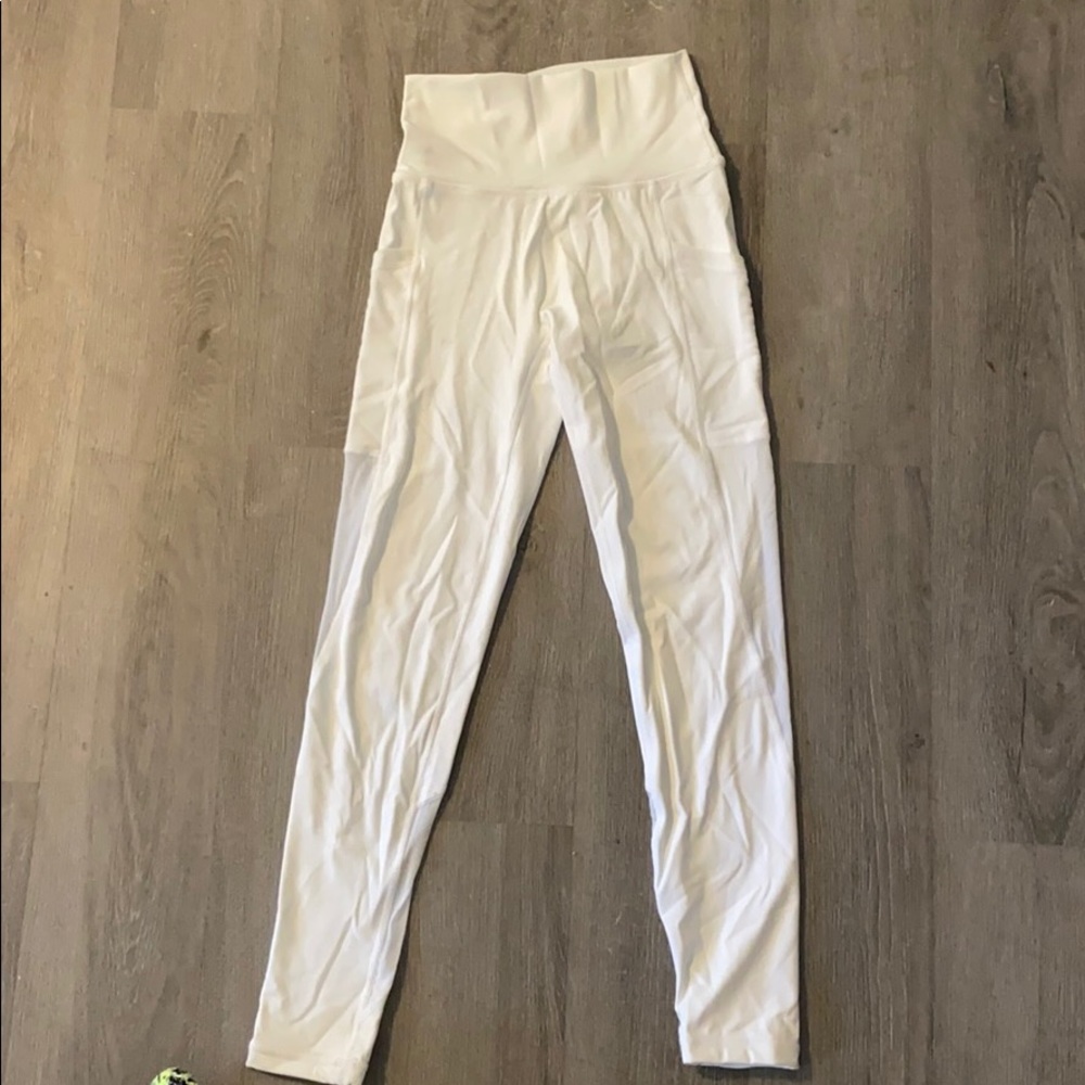 White leggings